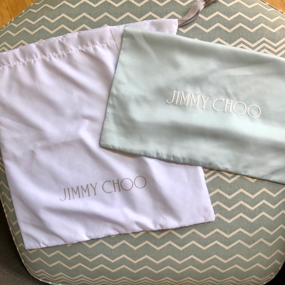 Authentic Jimmy Choo Duster Bag Light Blue